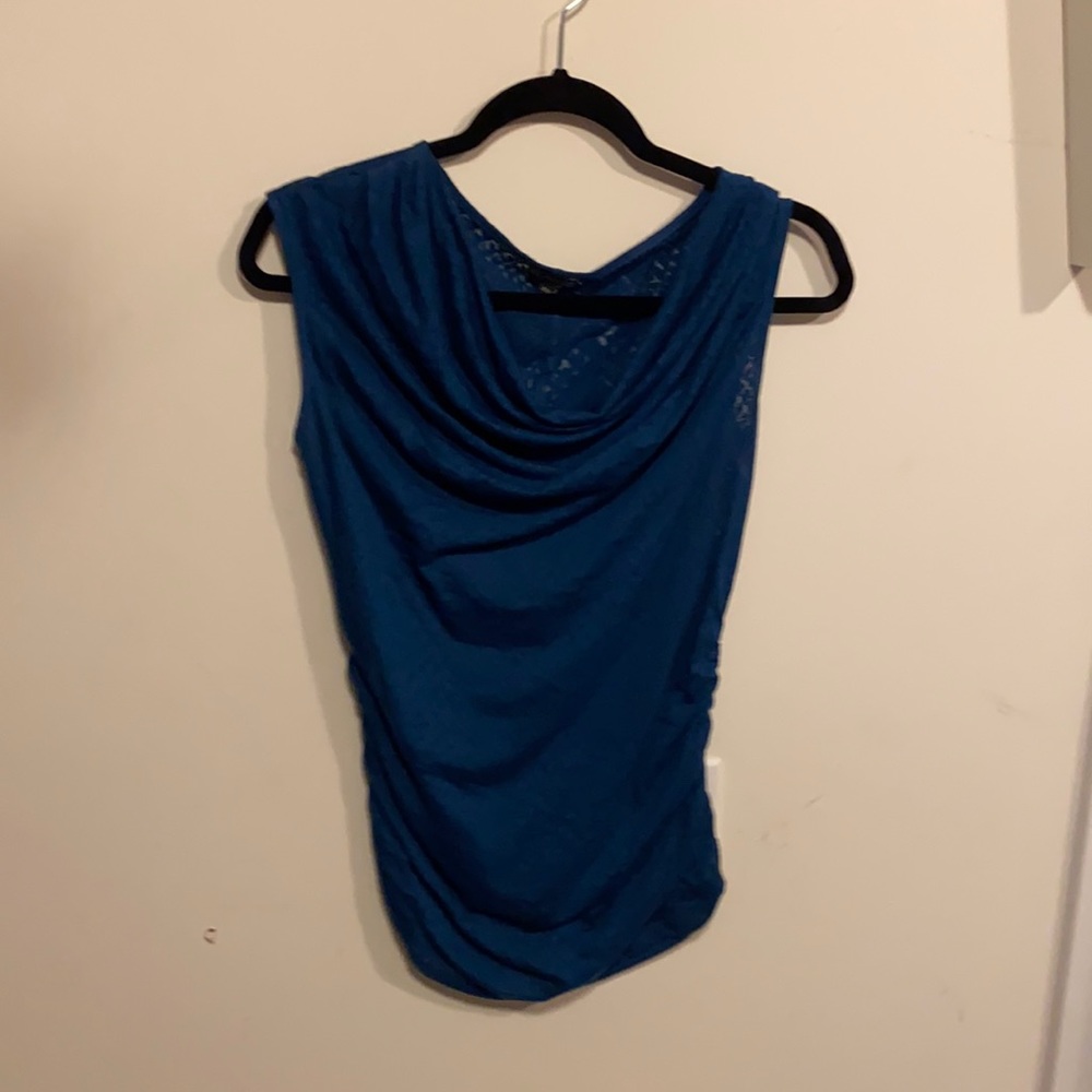 Express snake print burnout top